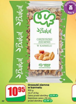 Orzeszki ziemne w karmelu  promocja w Dino