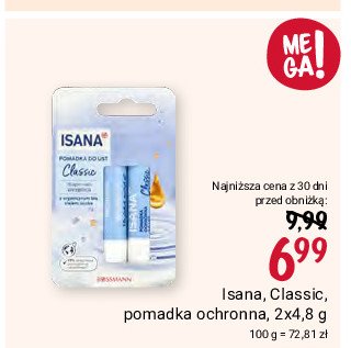 Pomadka classic Isana promocja