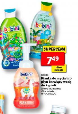 Płyn do kąpieli barwiący wodę kameleon Bobini promocja