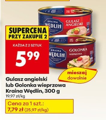 Golonka wieprzowa Kraina Wedlin promocja w Biedronka