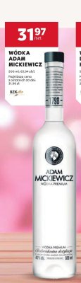 Wódka Adam Mickiewicz Premium promocja w Stokrotka