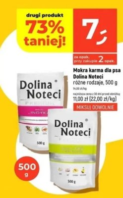 Mokra karma dla psa Dolina Noteci różne rodzaje promocja w Dealz