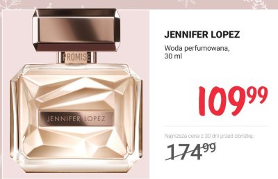 Woda perfumowana JENNIFER LOPEZ promocja w Rossmann