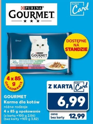 Karma dla kotów Gourmet różne rodzaje promocja w Kaufland