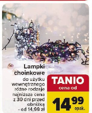 Lampki choinkowe promocja