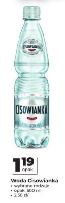 Woda Cisowianka wybrane rodzaje promocja w Odido