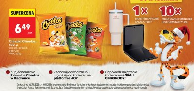 Chrupki Cheetos, 130 g cebula promocja w Biedronka