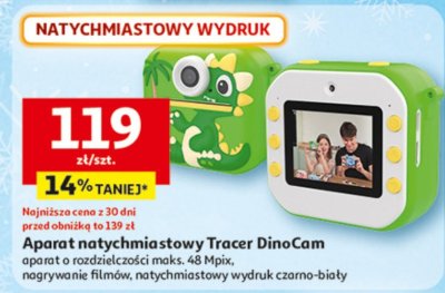 Aparat natychmiastowy Tracer DinoCam promocja w Auchan