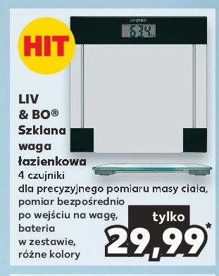 Waga szklana Liv & bo promocja