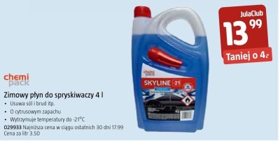 Zimowy płyn do spryskiwaczy promocja w Jula