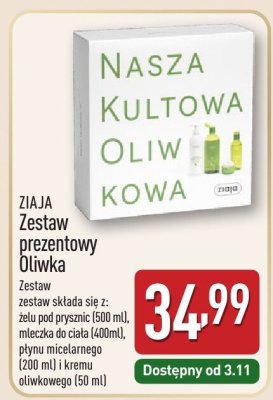 Zestaw ZIAJA Zestaw prezentowy Oliwka promocja w Aldi