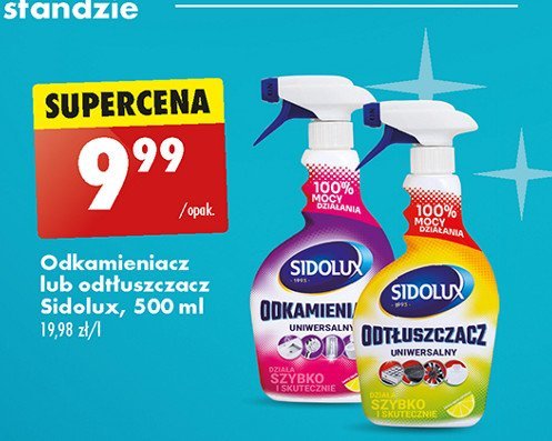 Spray odkamieniacz Sidolux promocja