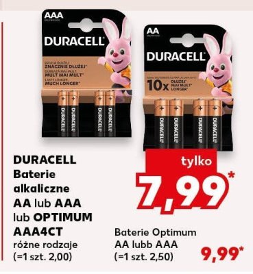 Baterie alkaliczne AAA promocja w Kaufland