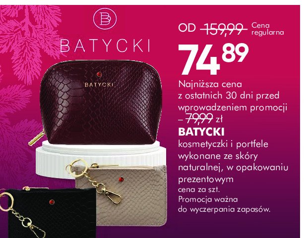 Kosmetyczka męska BATYCKI promocja