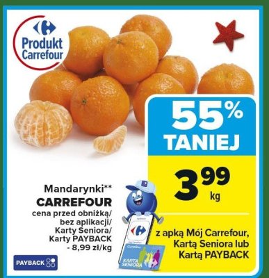 Mandarynki CARREFOUR promocja w Carrefour Market