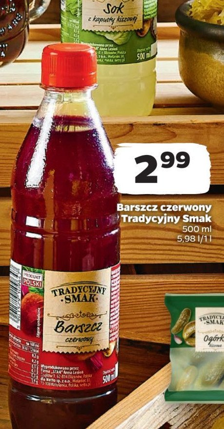 Barszcz czerwony Tradycyjny smak promocja w Netto