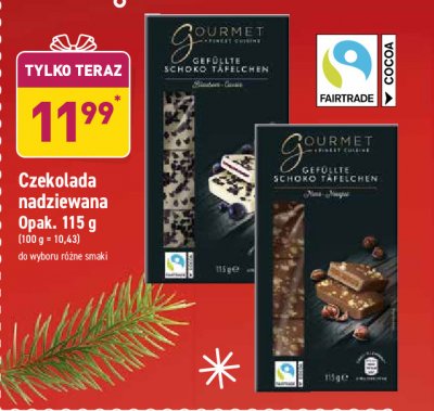 Czekolada bia艂a z jagodami i ciasteczkami Gourmet finest cuisine promocja