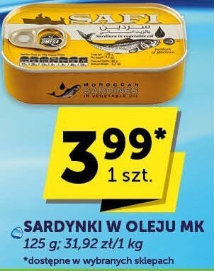 Sardynki w oleju MK promocja w Euro Sklep