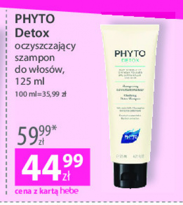 Szampon do włosów oczyszczający Phyto phytodetox promocja