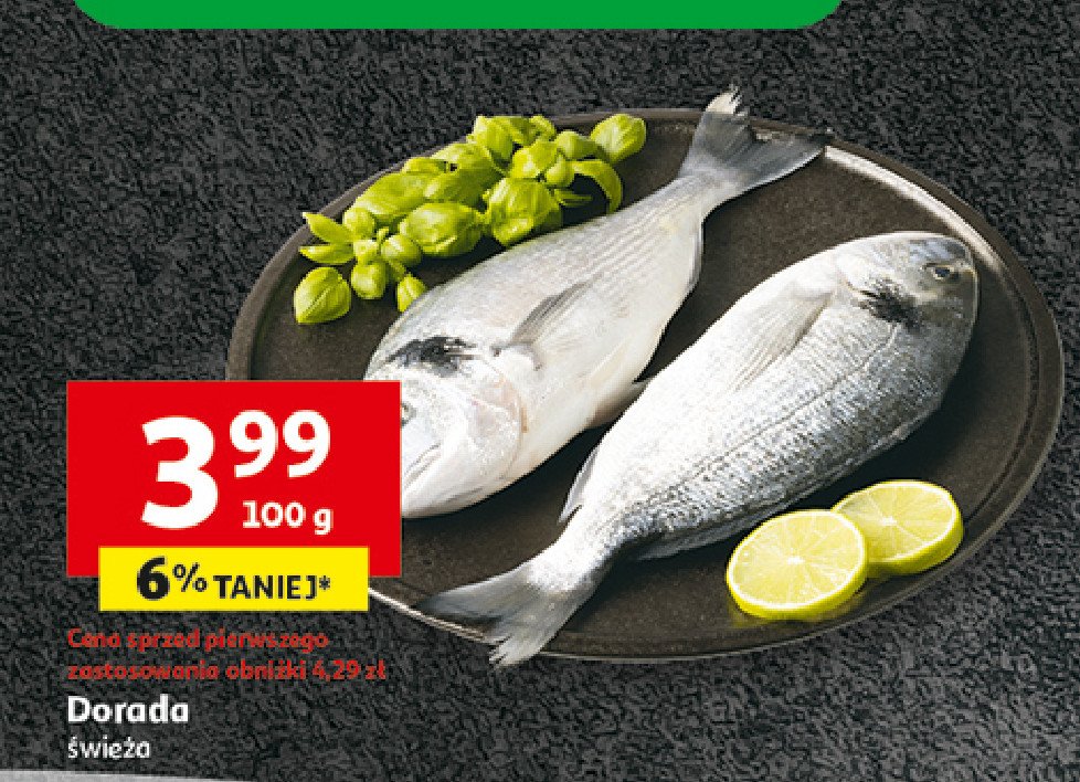 Dorada świeża cała promocja w Auchan