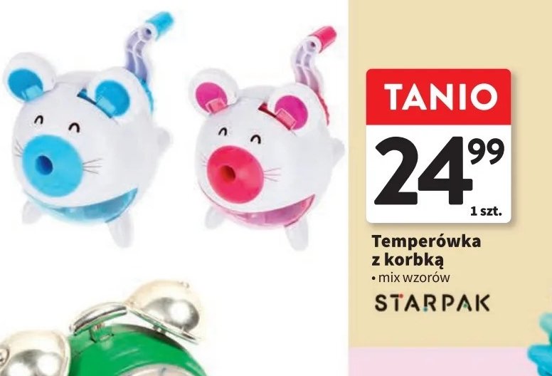 Temperówka z korbką Starpak promocja