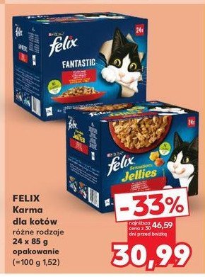 Karma dla kota wiejskie smaki w galaretce PURINA FELIX SENSATIONS JELLIES promocja