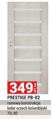 Drzwi PRESTIGE PB-02 ramowa konstrukcja promocja w Merkury Market