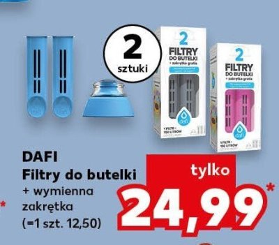 Filtry do butelki + wymienna zakrętka promocja w Kaufland