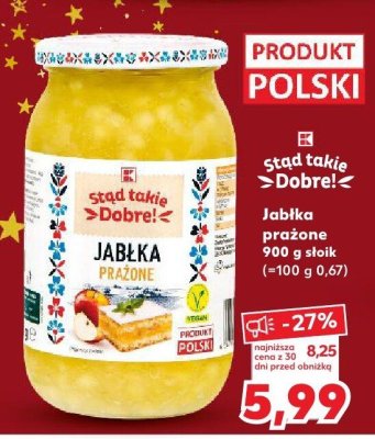 Jabłka prażone 900 g promocja w Kaufland