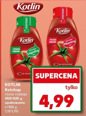 Ketchup różne rodzaje  promocja w Kaufland