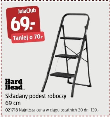 Składany podest roboczy 69 cm Hard Head promocja w Jula