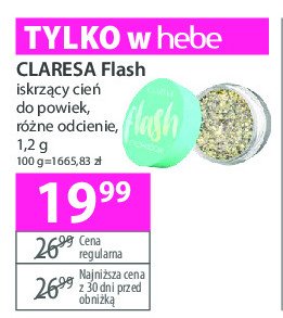 Cień do powiek 02 Claresa flash promocja