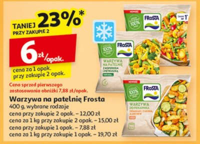 Warzywa na patelni臋 Frosta promocja