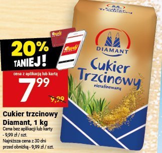 Cukier trzcinowy Diamant, 1 kg promocja w Twój Market