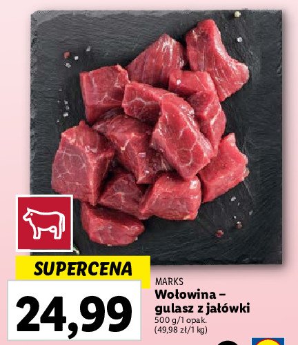 Mi臋so wo艂owe na gulasz z ja艂贸wki MARKS promocja