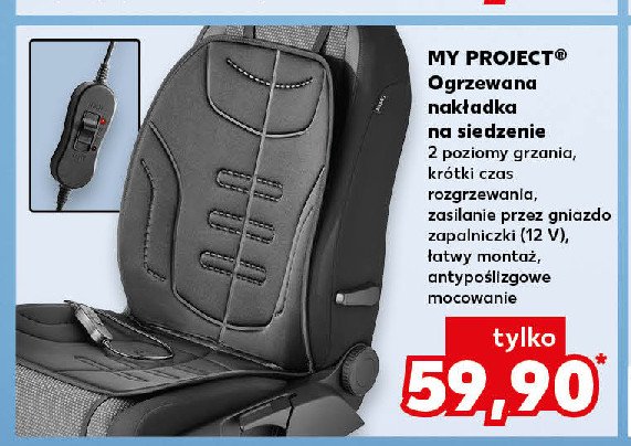 Nakładka na siedzenie ogrzewana K-classic myproject promocja