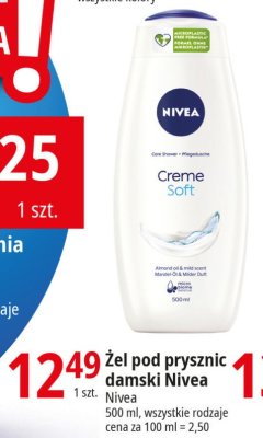Żel pod prysznic Nivea creme soft promocja