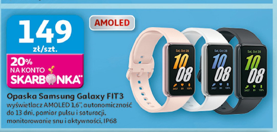 Opaska fit3 Samsung galaxy promocja