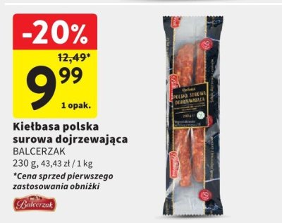 Kiełbasa promocja w Intermarche