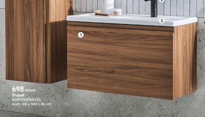 Słupek łazienkowy promocja w Castorama