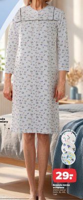 Koszula nocna ocieplana damska promocja w Netto