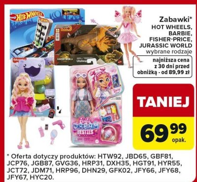 Zabawki Barbie promocja w Carrefour Market