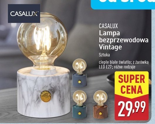 Lampka bezprzewodowa vintage Casalux promocja