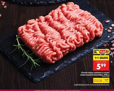 Mięso mielone z szynki promocja w Biedronka