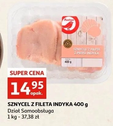 Sznycel z fileta z piersi indyka Auchan promocja