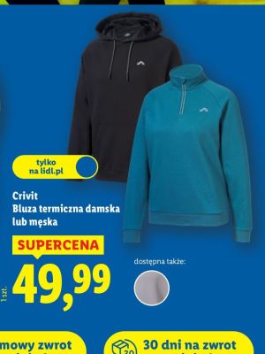 Bluza termiczna damska promocja w Lidl