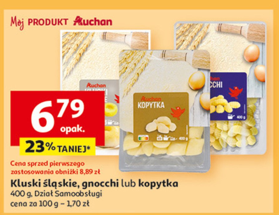 Kluski śląśkie Auchan promocja w Auchan