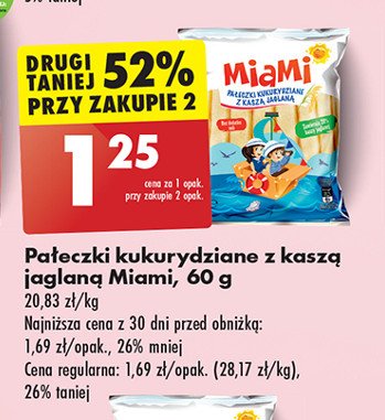 Pałeczki kukurydziane Miami promocja