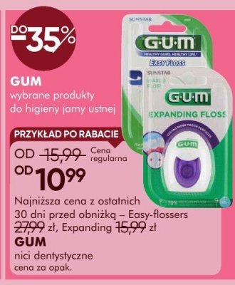 Produkty do higieny jamy ustnej GUM promocja w Super-Pharm