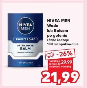 Woda po goleniu Nivea men protect & care promocja